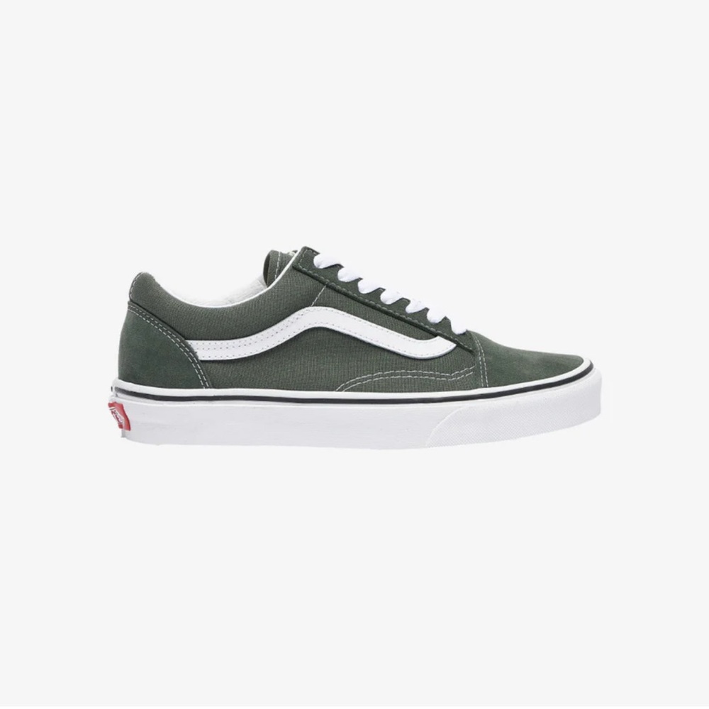 Vans Old Skool Thyme and White Sneakers